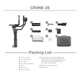 ZHIYUN Crane 2S/COMBO/PRO 3-Axis Handheld Camera Gimbal