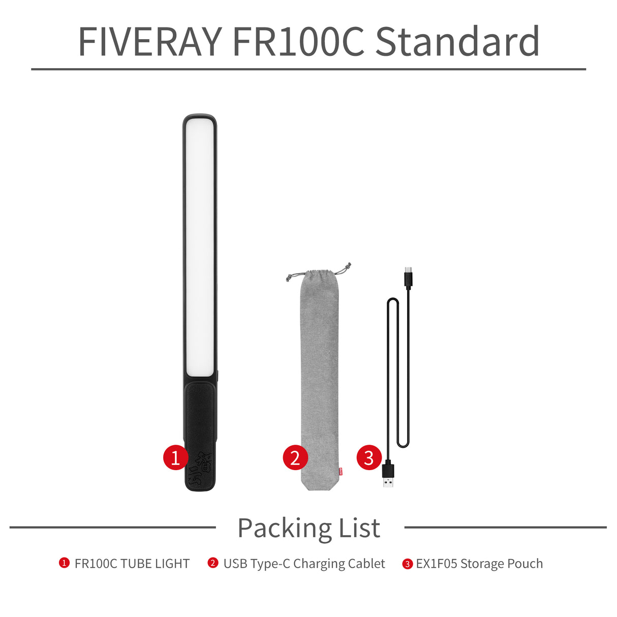 ZHIYUN FIVERAY FR100C Handheld LED 100W Light Wand