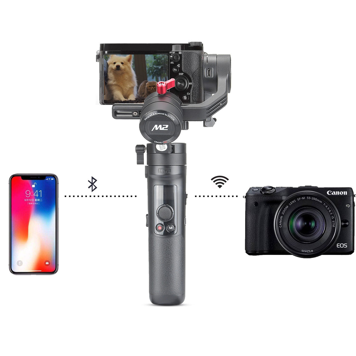 Zhiyun Crane-M2 Smartphone Gimbal mirrorless camera gimbal