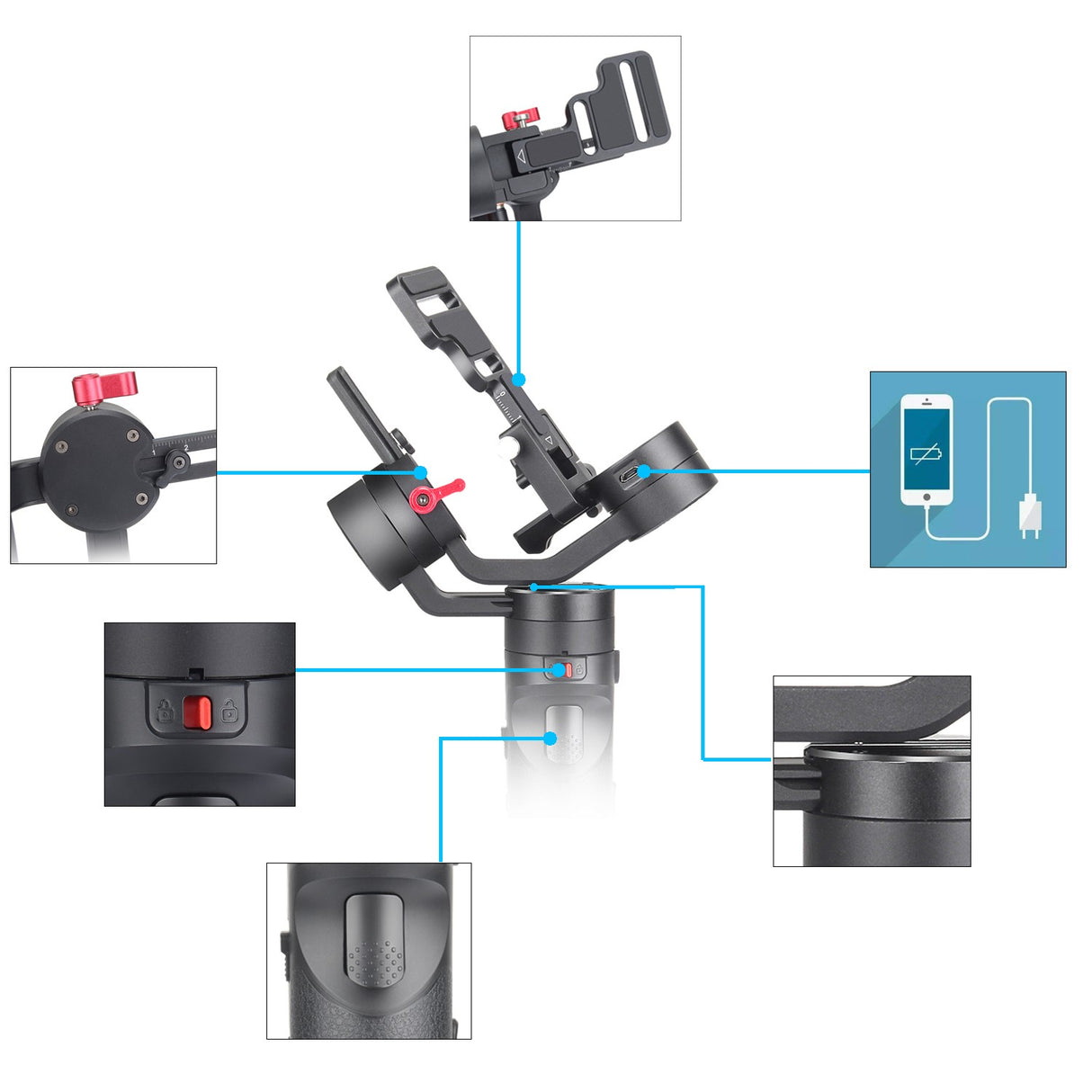 Zhiyun Crane-M2 Smartphone Gimbal mirrorless camera gimbal