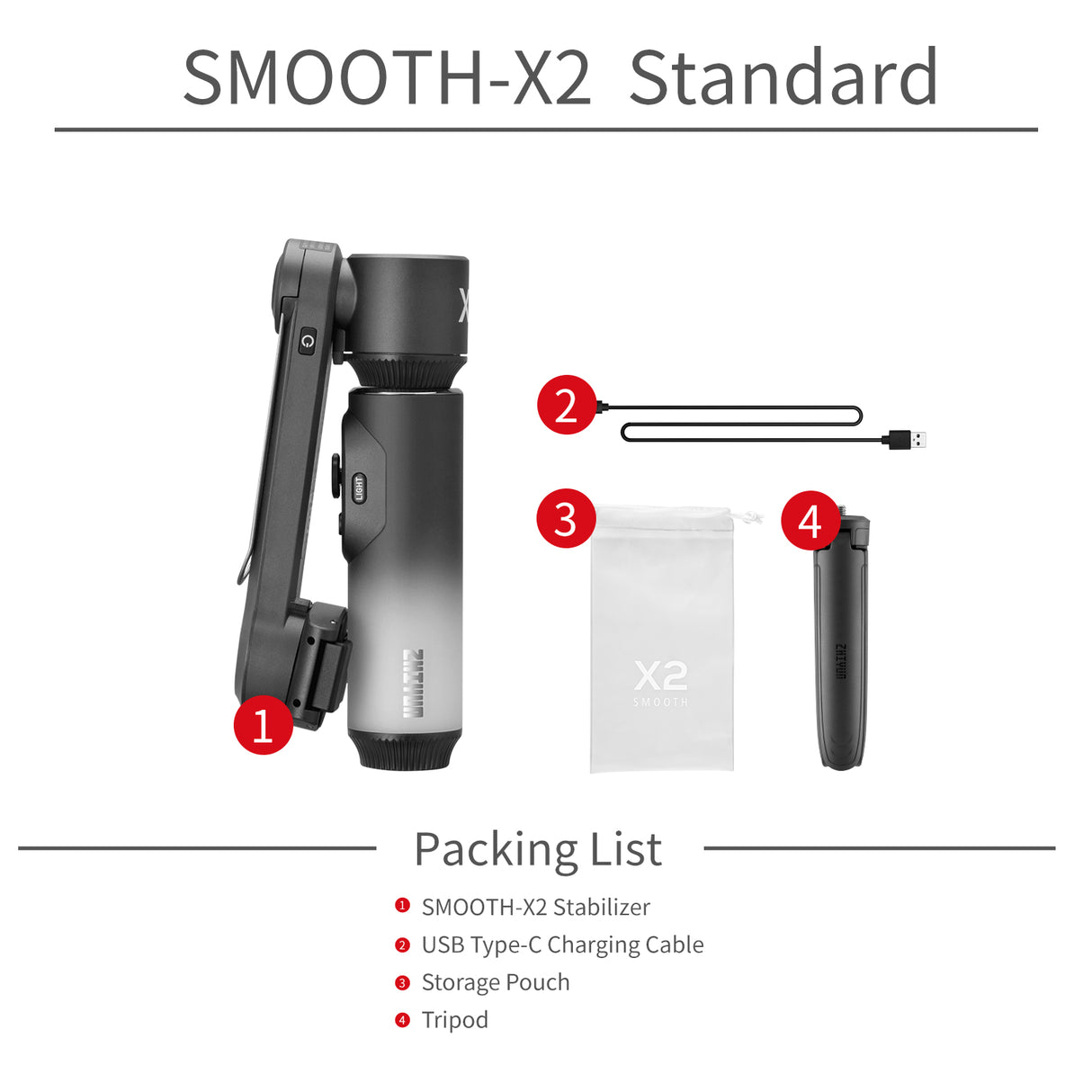ZHIYUN SMOOTH X2 Phone Gimbal Handheld Stabilizer