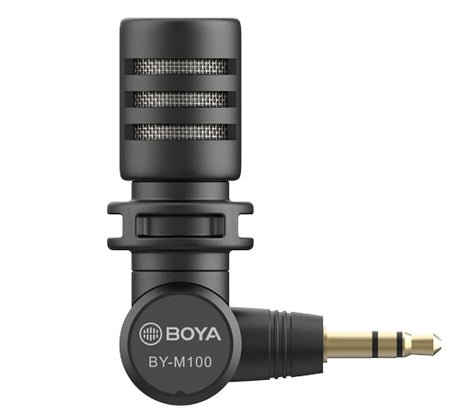 BOYA BY-M110/100 3.5mm TRRS Mini Smortphone Microphone