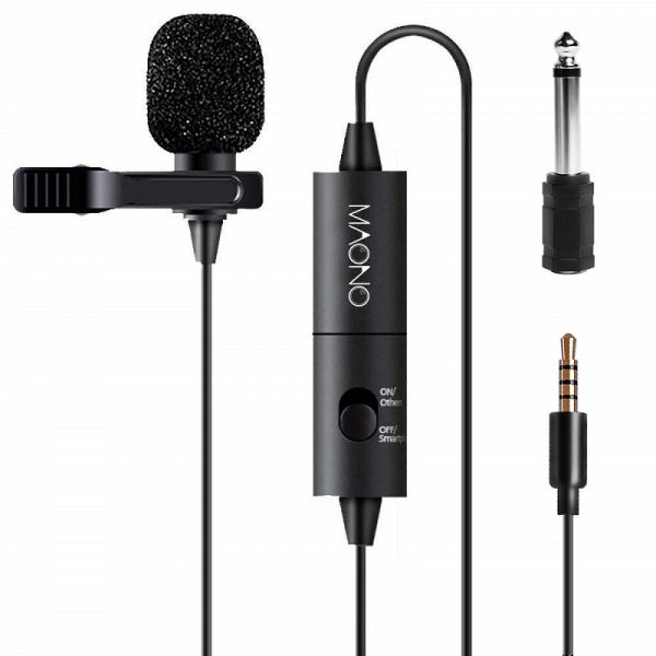 MAONO AU-100/200 Lavalier Audio Video Phone Microphone