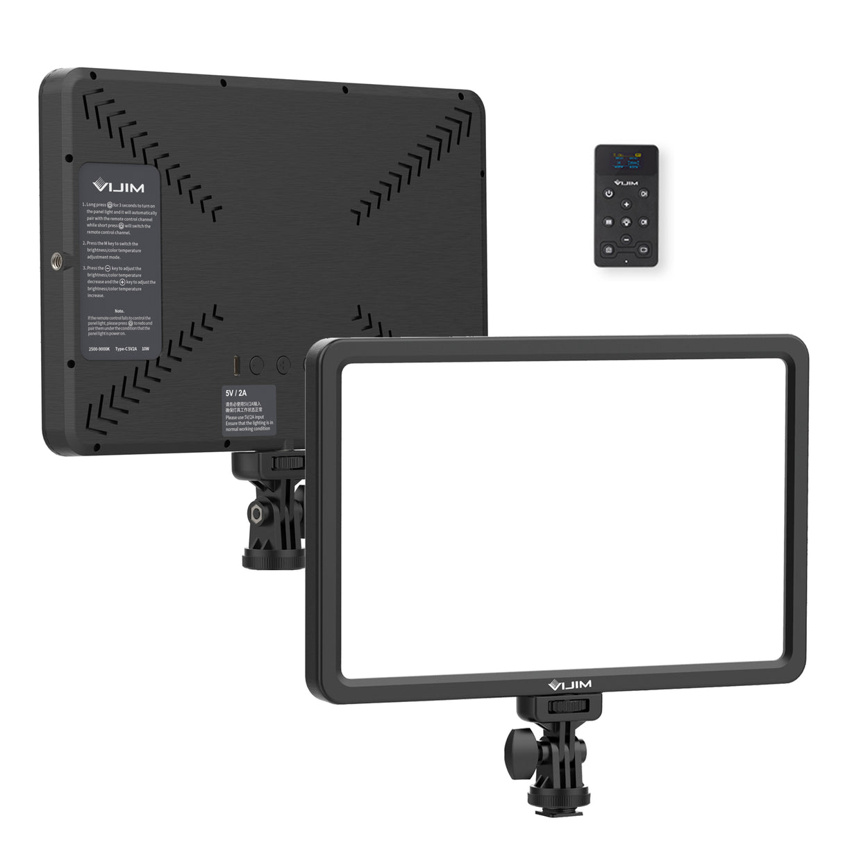 VIJIM VL192/VL108C Bi-color Panel Light