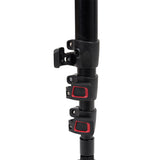 Miliboo MTT705AS Tragbares Aluminium-Einbeinstativ mit Fluidkopf