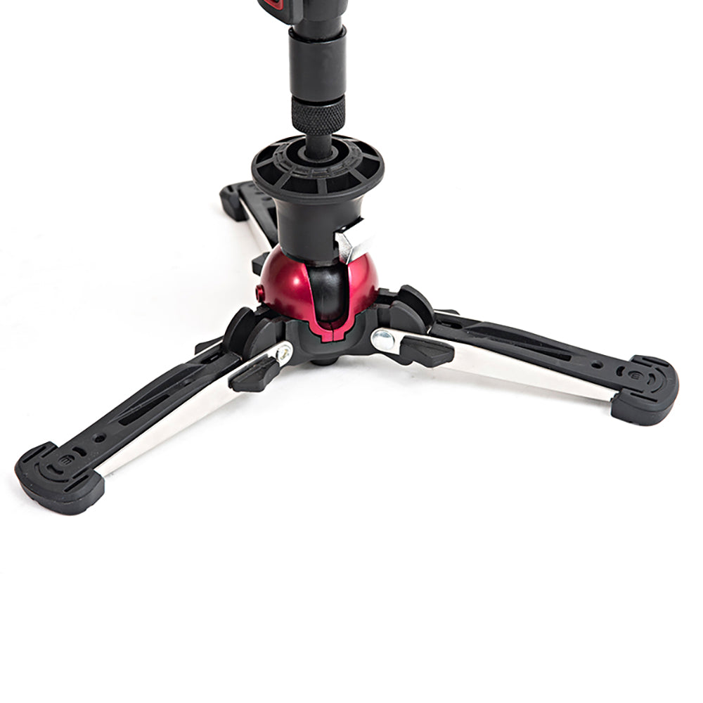 Miliboo MTT705AS Tragbares Aluminium-Einbeinstativ mit Fluidkopf