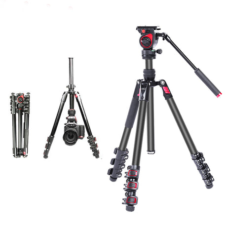 Miliboo MUFA-BK/MUFB-BK Photographic Fluid Head Tripod