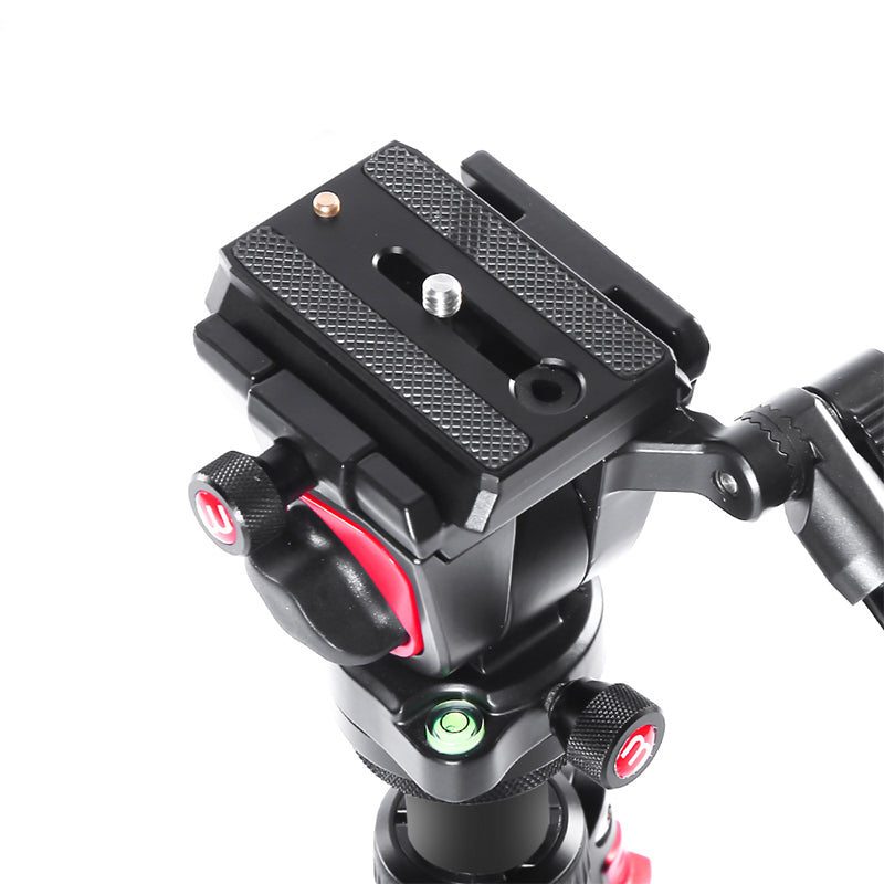 Miliboo MUFA-BK/MUFB-BK Photographic Fluid Head Tripod