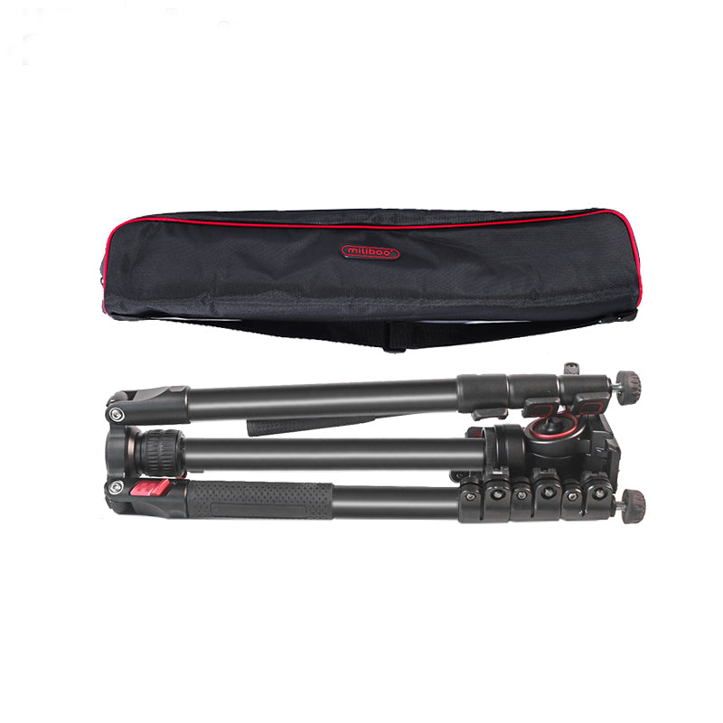 Miliboo MUFA-BK/MUFB-BK Photographic Fluid Head Tripod