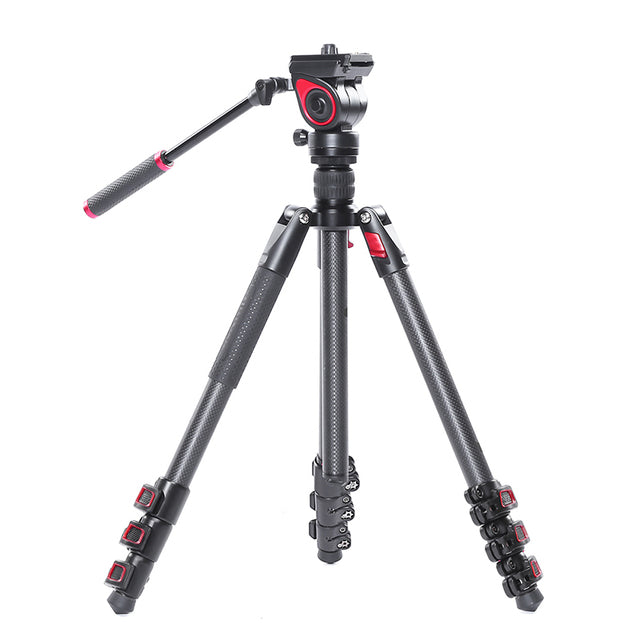 Miliboo MUFA-BK/MUFB-BK Photographic Fluid Head Tripod