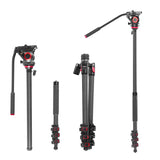 Miliboo MUFP Camera Tripod Carbon Fiber Lightweight Compact Tripod